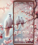  Sakura Dove Bird Theme 